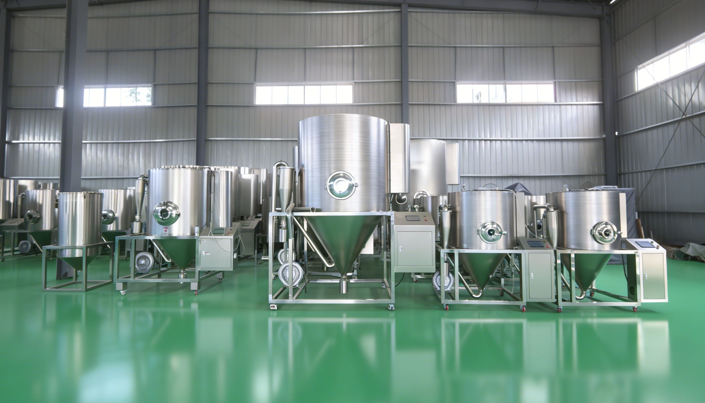 Spray dryer production workshop