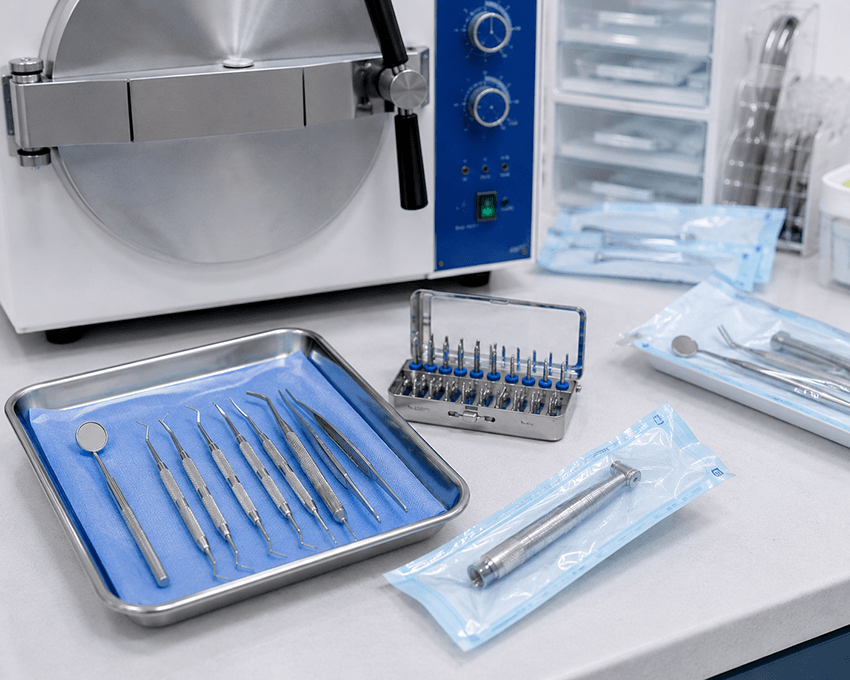 dental instruments for tabletop autoclave