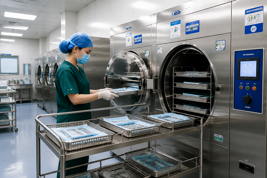 hospital using medical autoclave