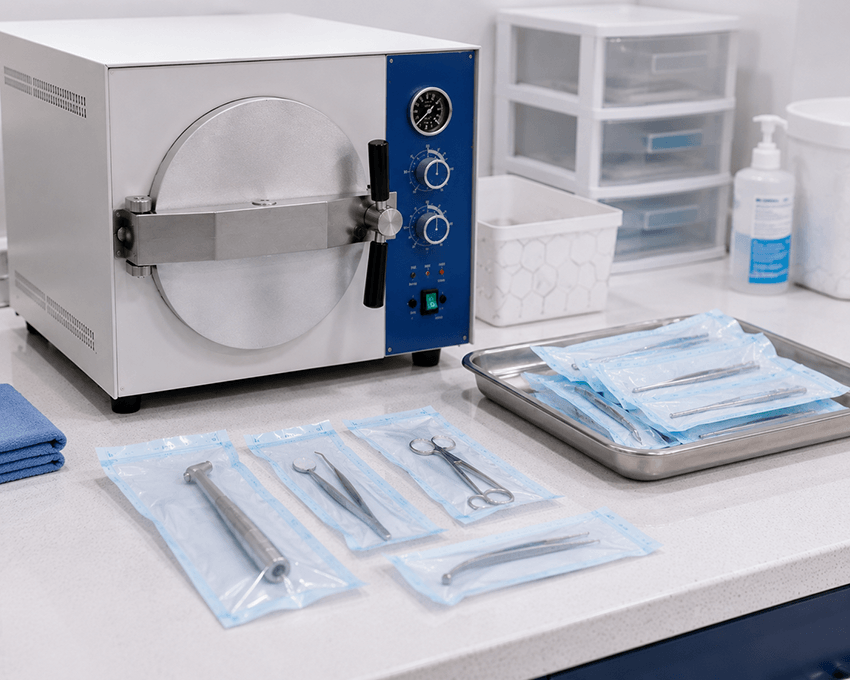 wrapped loads for tabletop autoclave